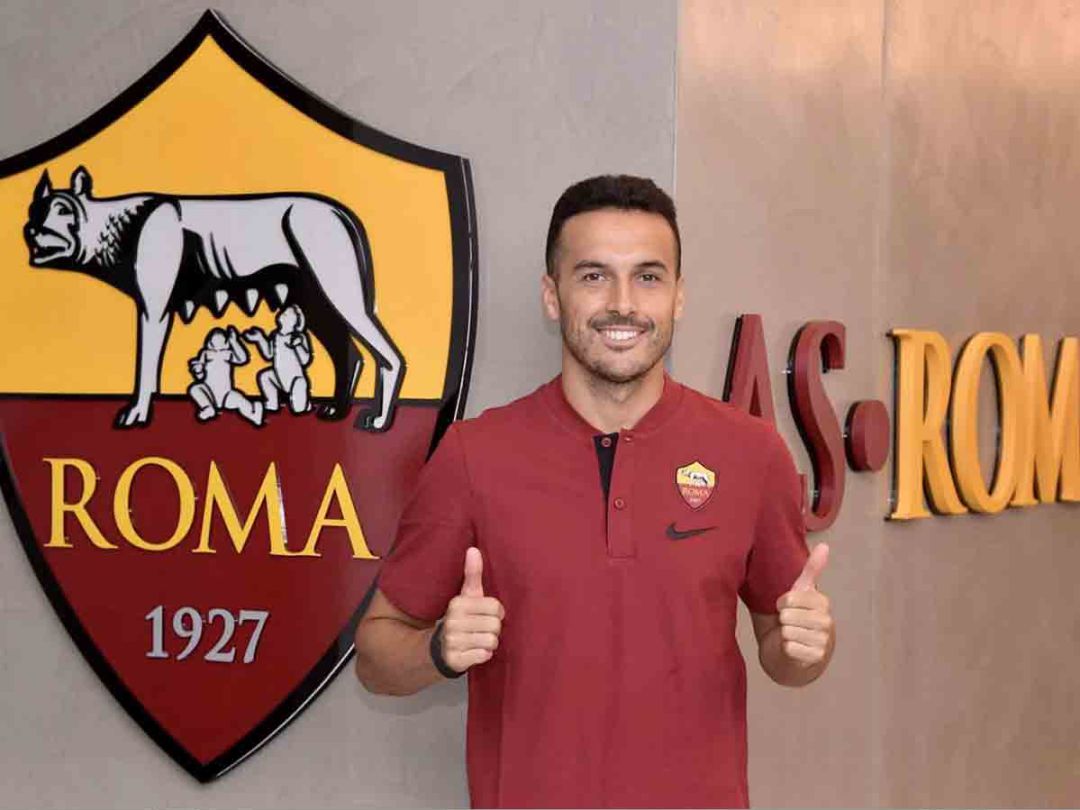 Pedro Rodríguez, nuevo futbolista de la Roma. Pedro Rodríguez, nuevo futbolista de la Roma.