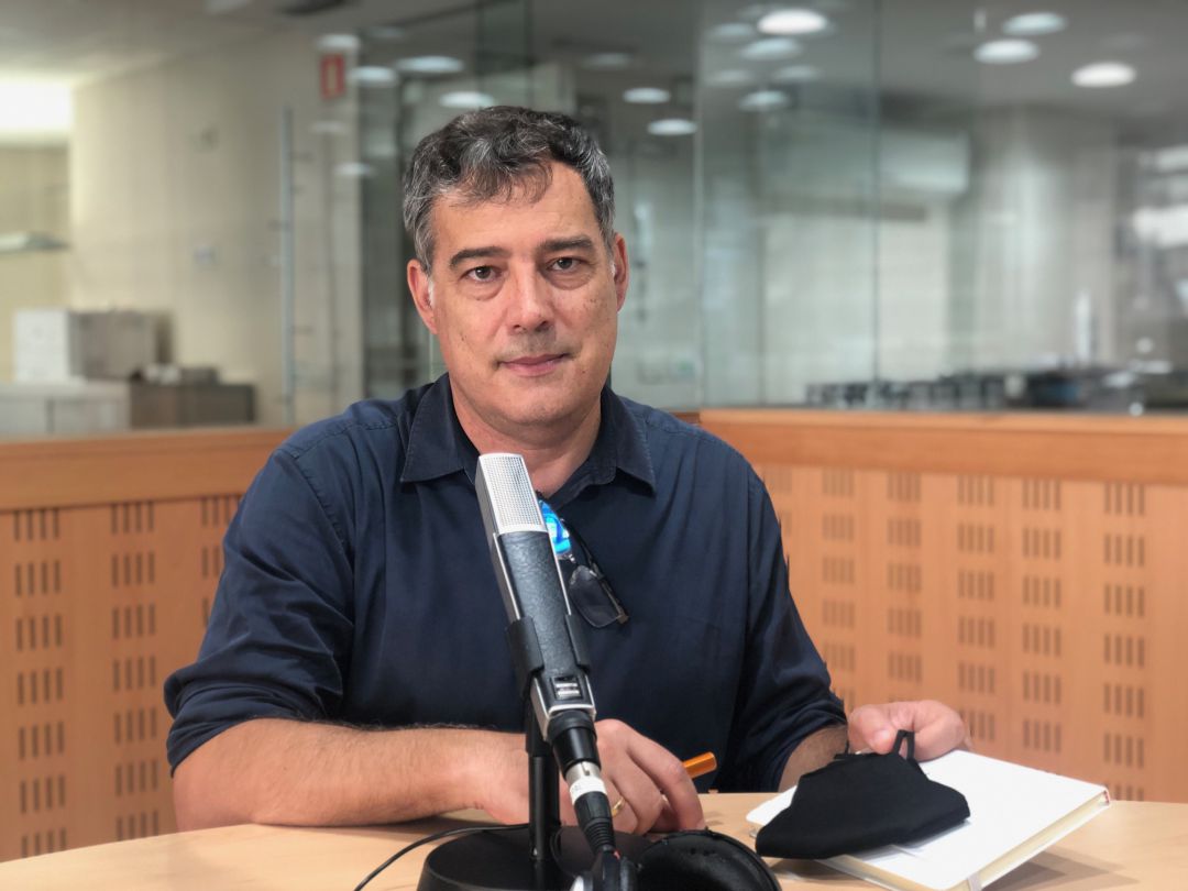 Xavier Díez, portaveu d'USTEC Xavier Díez, portaveu d'USTEC