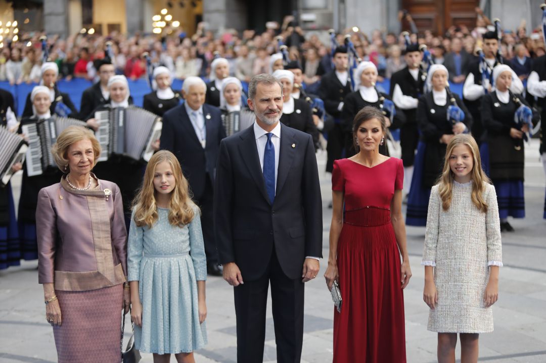 Los Reyes durante la entrega de 2019. Los Reyes durante la entrega de 2019.