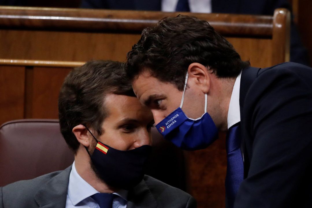 El líder del Partido Popular, Pablo Casado. El líder del Partido Popular, Pablo Casado.