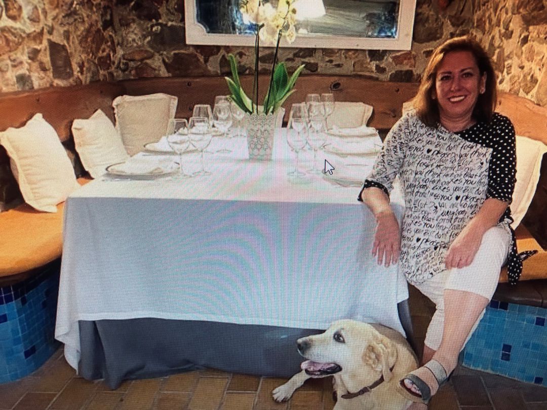 Mireia Alonso en un rincón del 'Belaustegi' Mireia Alonso en un rincón del 'Belaustegi'