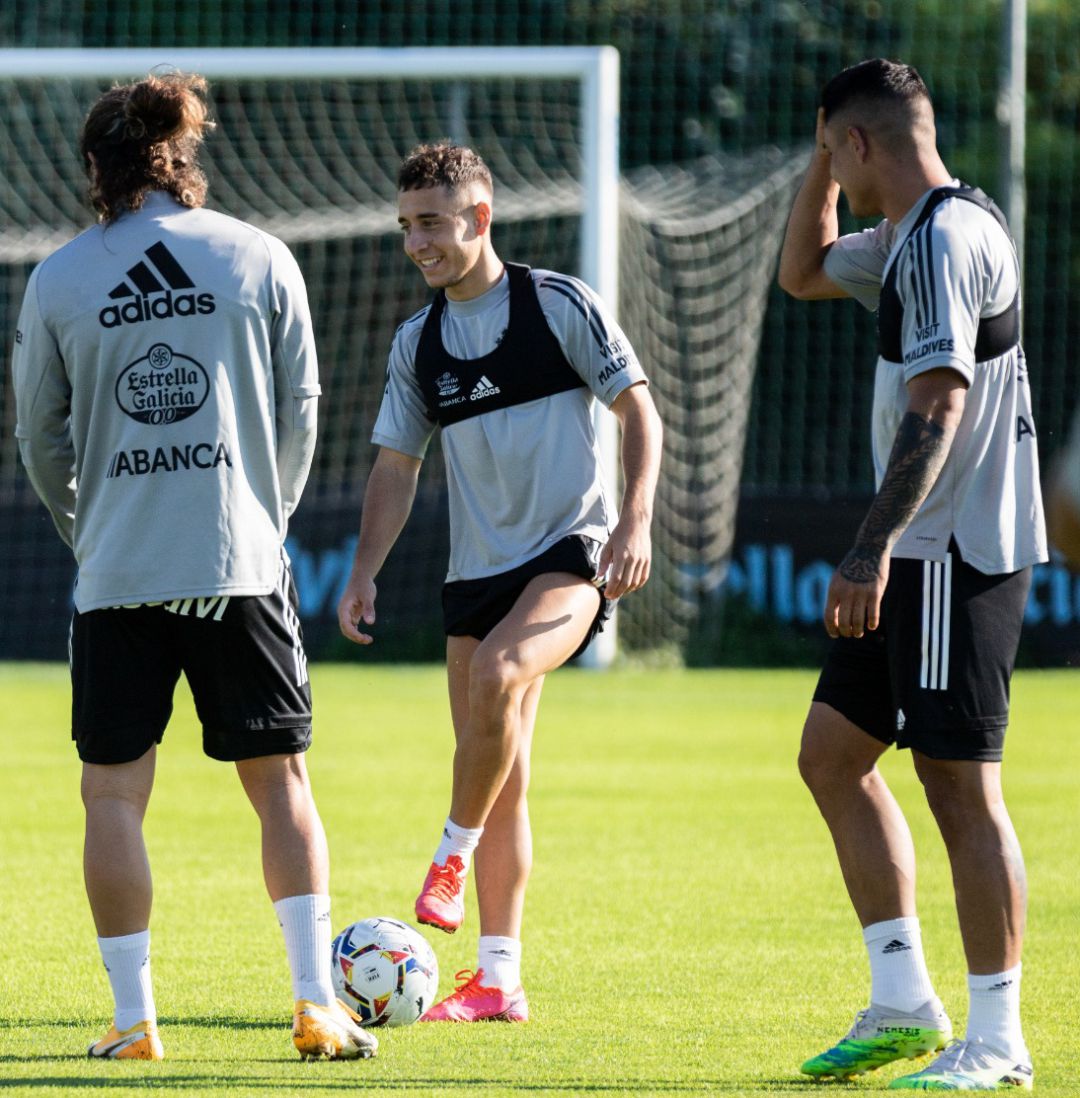 Emre Mor durante un entrenamiento Emre Mor durante un entrenamiento