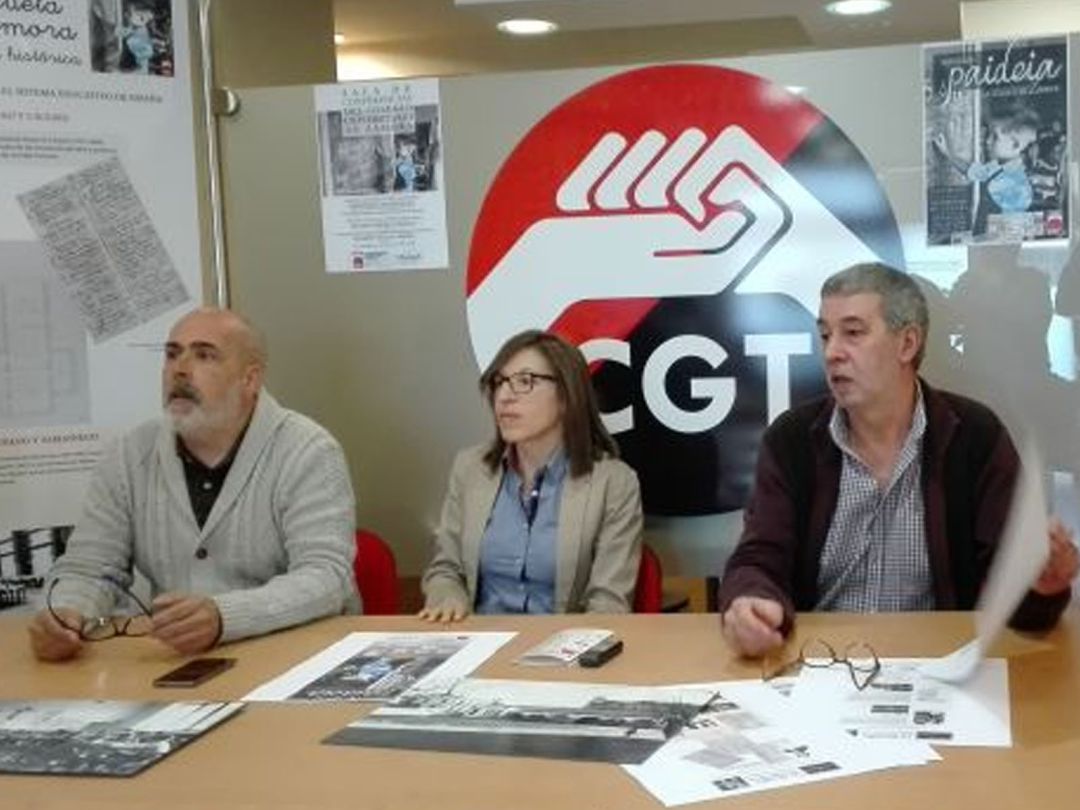 Eduardo Rivas, Alba Tobal y Eduardo Velasco, integrantes del sindicato CGT Eduardo Rivas, Alba Tobal y Eduardo Velasco, integrantes del sindicato CGT