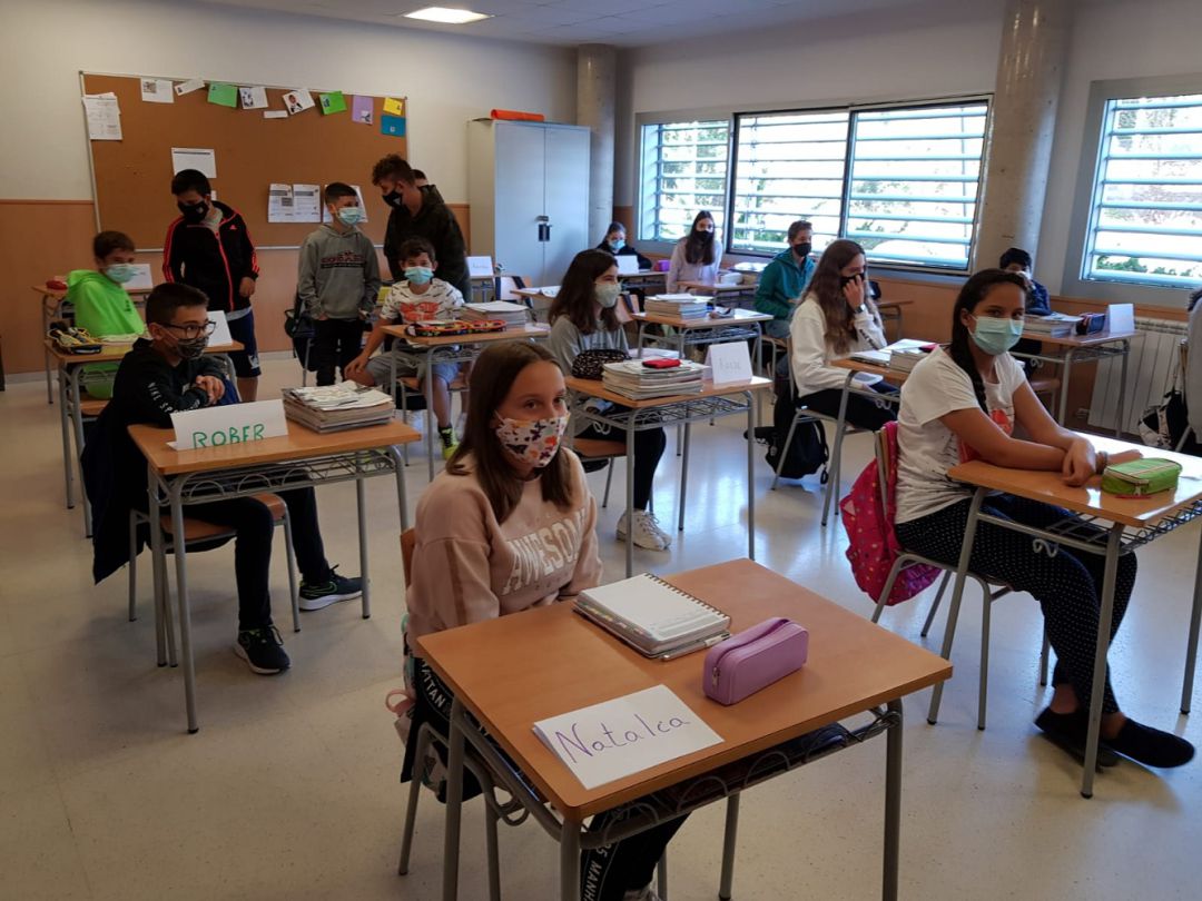 Inicio de las clases en el IES Segundo de Chomón (Teruel) Inicio de las clases en el IES Segundo de Chomón (Teruel)