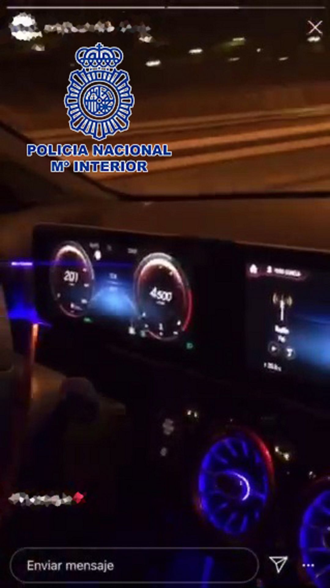 Captura del vídeo subido a la red social Instagram Captura del vídeo subido a la red social Instagram