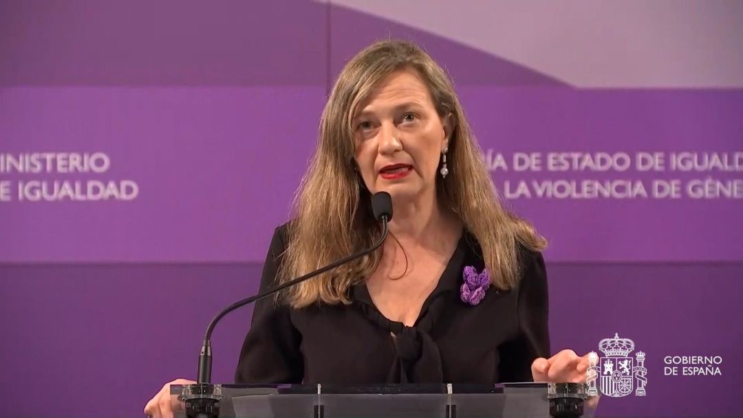 La delegada del Gobierno contra la Violencia de Género, Victoria Rosell. La delegada del Gobierno contra la Violencia de Género, Victoria Rosell.