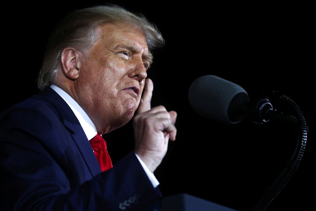 El presidente de EEUU, Donald Trump, en un acto en Michigan El presidente de EEUU, Donald Trump, en un acto en Michigan