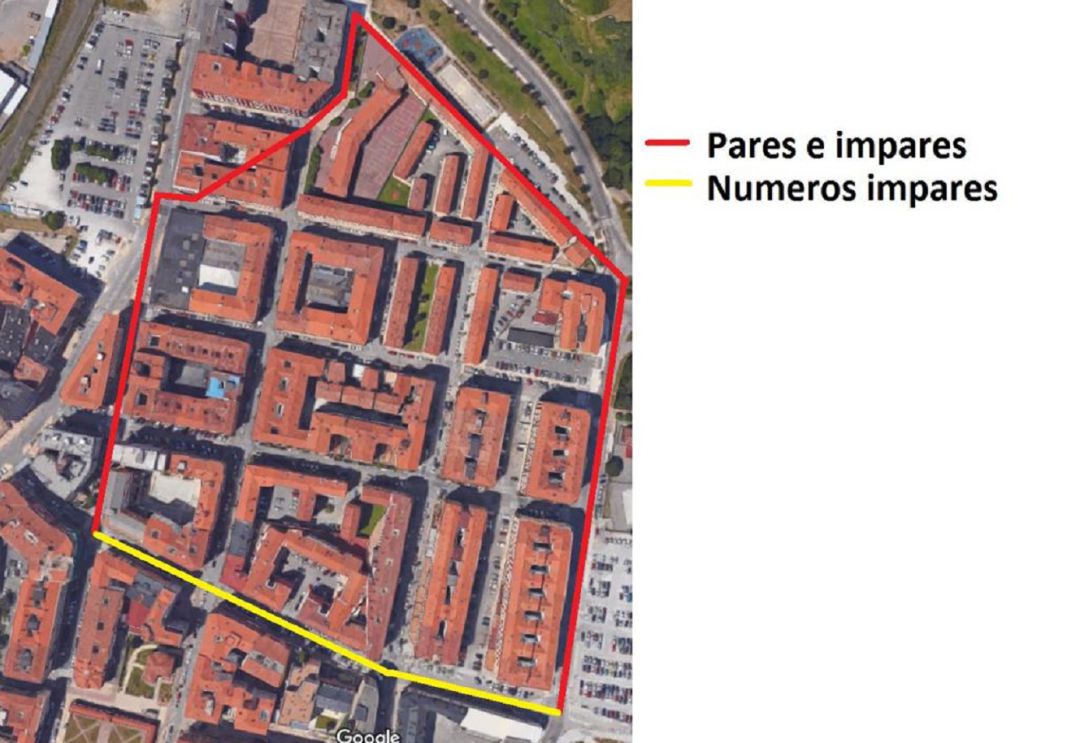 Zona donde se ha establecido el cordón sanitario. Zona donde se ha establecido el cordón sanitario.