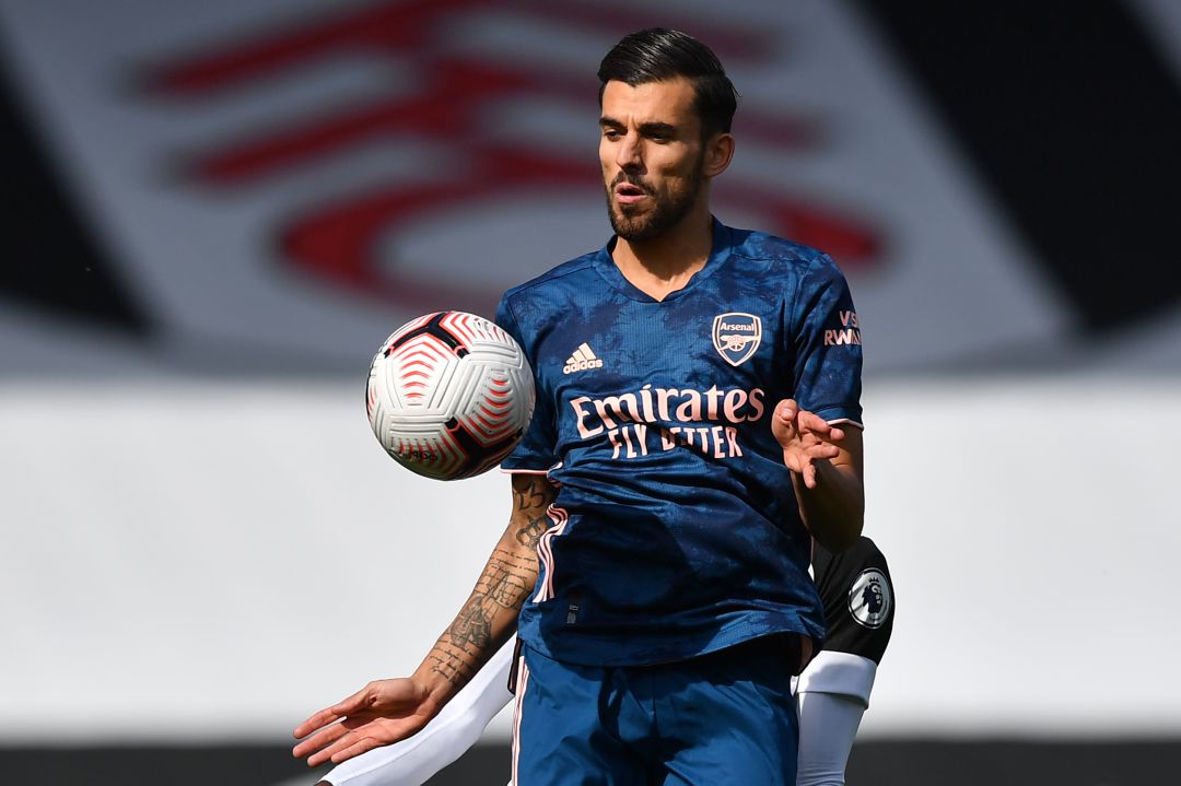 Ceballos, durante el partido contra el Fullham. Ceballos, durante el partido contra el Fullham.