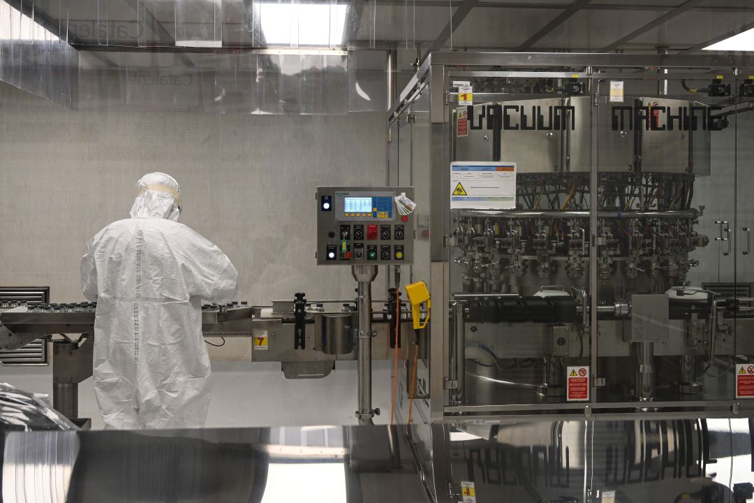 Laboratorio para el desarrollo de una vacuna. Laboratorio para el desarrollo de una vacuna.