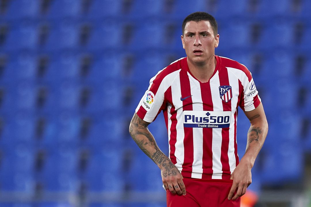 José María Giménez, en un partido con el Atlético José María Giménez, en un partido con el Atlético