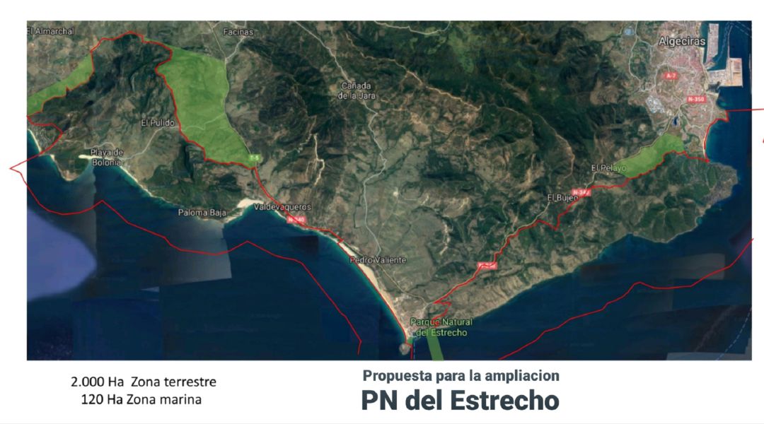 Propuesta para la ampliación del Parque Natural. Propuesta para la ampliación del Parque Natural.