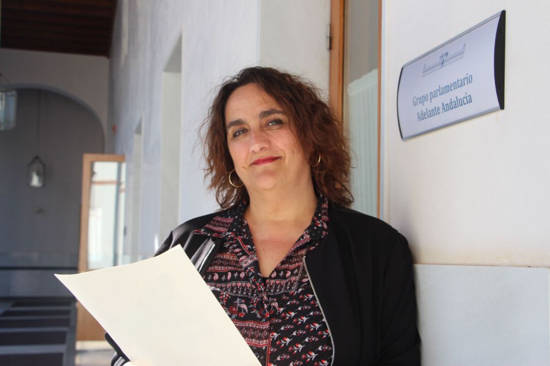 Ángela Aguilera, portavoz adjunta de Adelante Andalucía Ángela Aguilera, portavoz adjunta de Adelante Andalucía