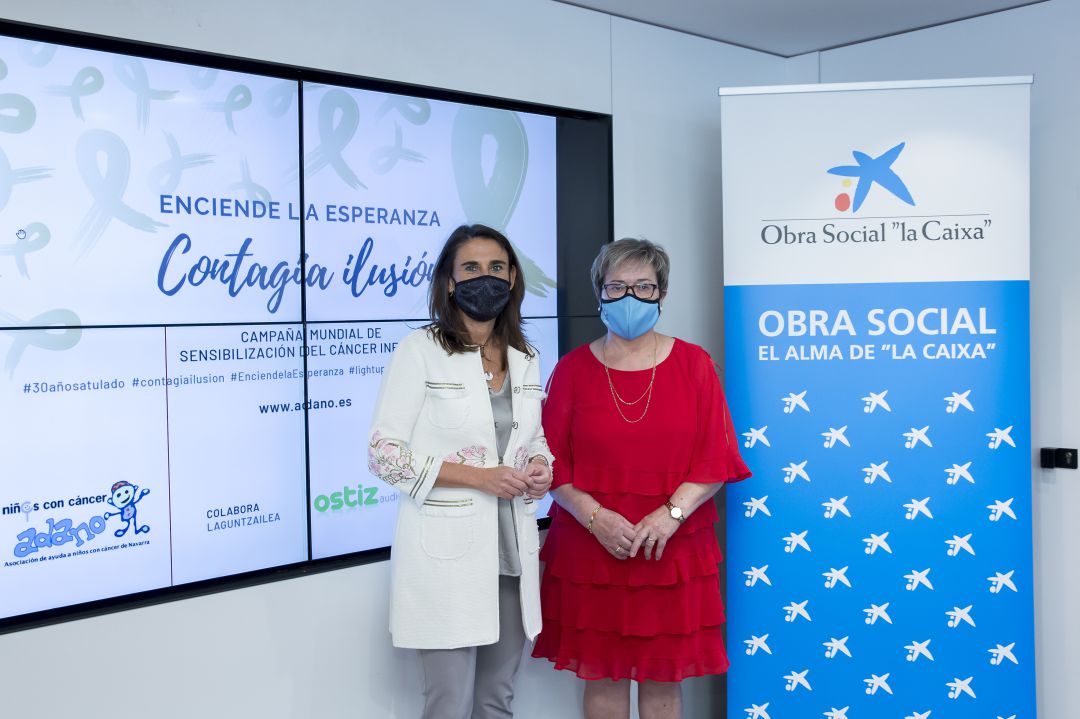 Fundación "la Caixa" y CaixaBank juntos para ayudar a la Asociación de ayuda a niños con cáncer de Navarra Fundación "la Caixa" y CaixaBank juntos para ayudar a la Asociación de ayuda a niños con cáncer de Navarra