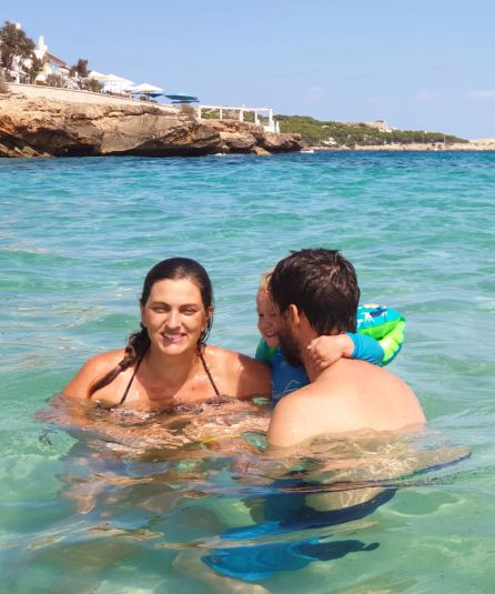 Romina y su familia, este verano en Palma, donde finalmente van a vivir Romina y su familia, este verano en Palma, donde finalmente van a vivir