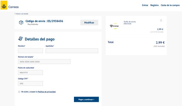 Los responsables del ataque se harán pasar por Correos. Los responsables del ataque se harán pasar por Correos.