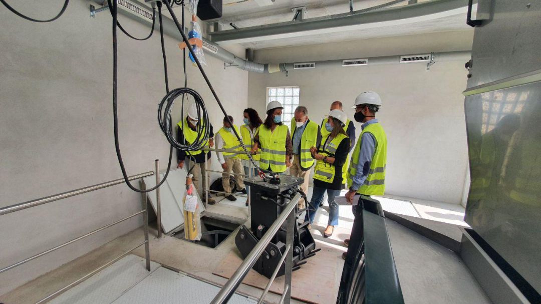Obras do colector de Marín Obras do colector de Marín
