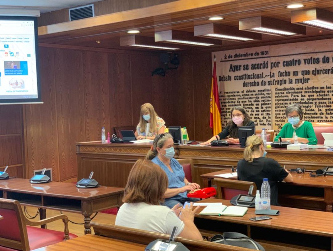 Mónica Oltra en el Senado Mónica Oltra en el Senado
