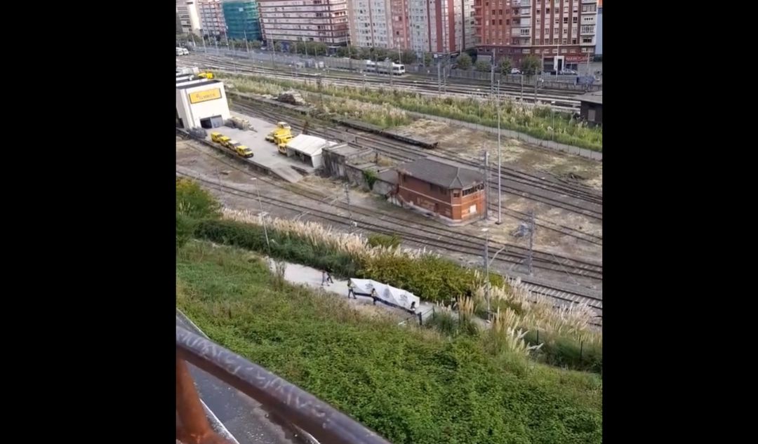 Imágenes grabadas en la zona donde ha sido localizado el cuerpo. Imágenes grabadas en la zona donde ha sido localizado el cuerpo.