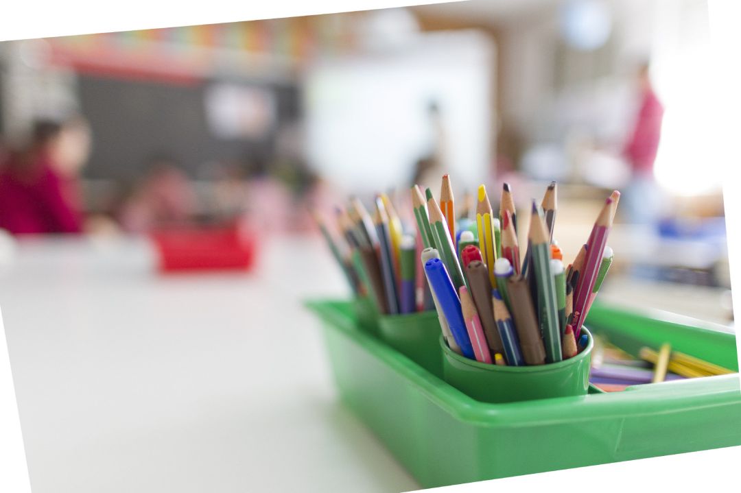 Lápices utilizados en un aula Lápices utilizados en un aula