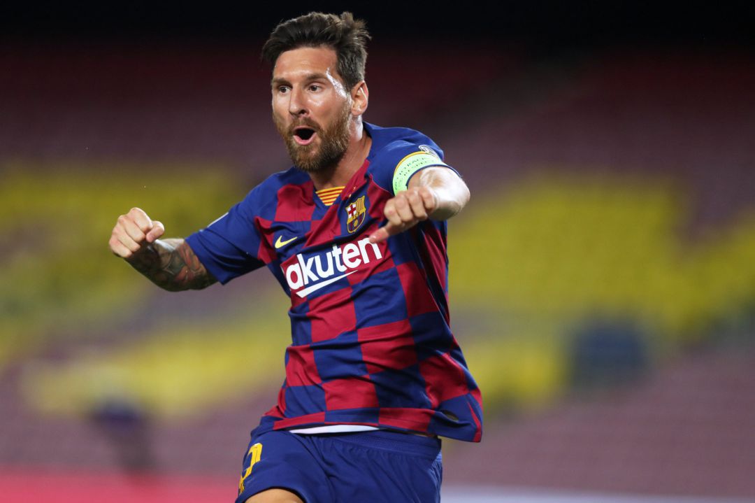Lionel Messi celebra un gol durante la pasada edición de la Champions League. Lionel Messi celebra un gol durante la pasada edición de la Champions League.