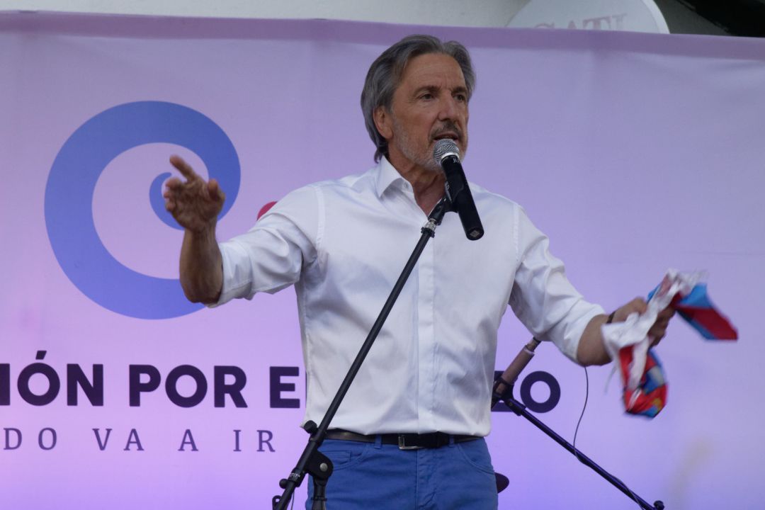 Pedro Muñoz en la última campaña electoral Pedro Muñoz en la última campaña electoral