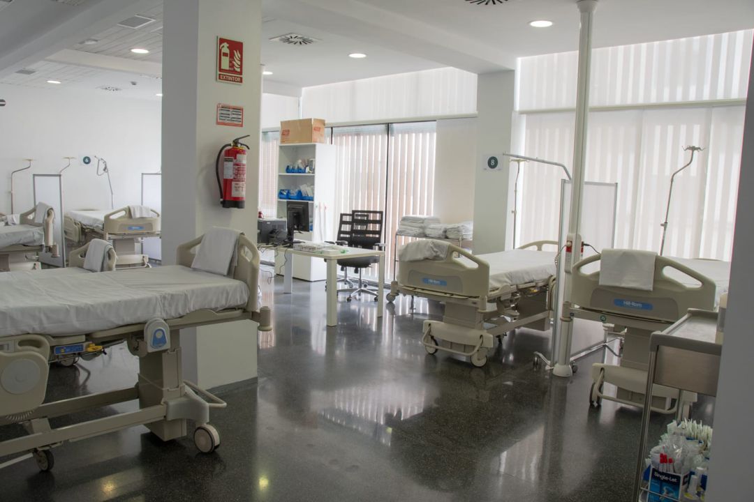 Sala de ampliación de Urgencias. Sala de ampliación de Urgencias.