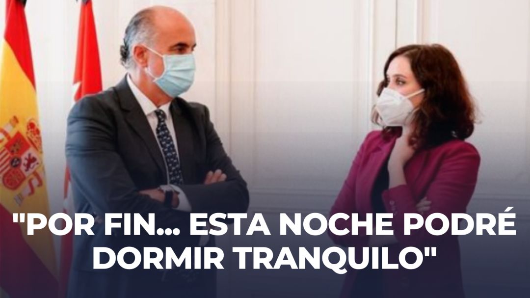 El viceconsejero de Salud Pública y Plan COVID-19 de la Comunidad de Madrid, Antonio Zapatero, junto a Isabel Díaz Ayuso, presidenta de la Comunidad de Madrid El viceconsejero de Salud Pública y Plan COVID-19 de la Comunidad de Madrid, Antonio Zapatero, junto a Isabel Díaz Ayuso, presidenta de la Comunidad de Madrid