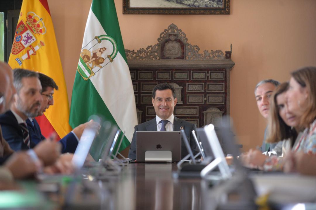 Imagen de archivo de un Consejo de Gobierno de la Junta de Andalucía Imagen de archivo de un Consejo de Gobierno de la Junta de Andalucía