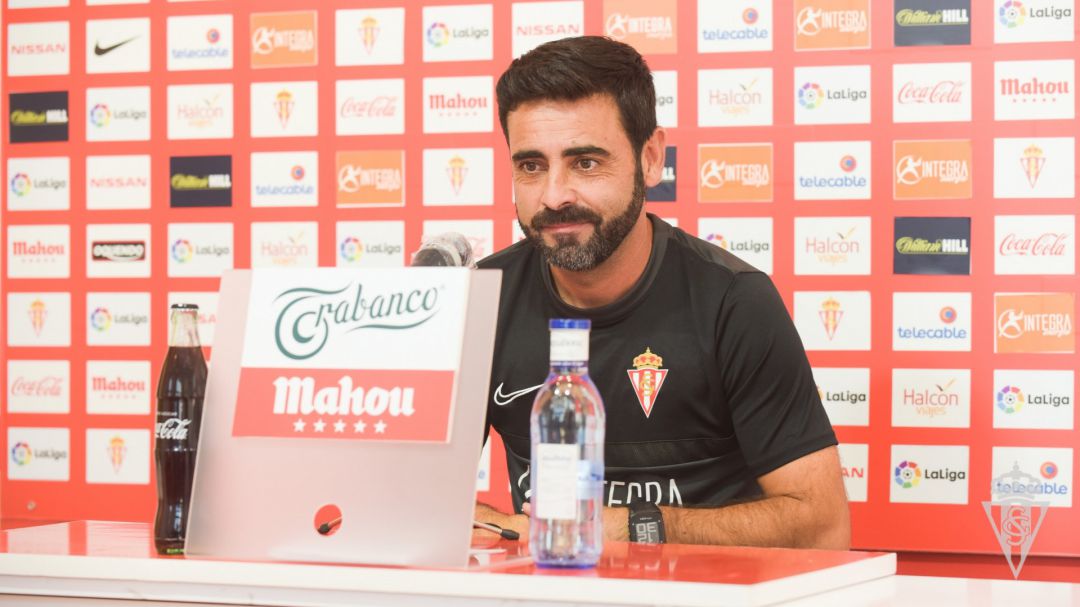 David Gallego durante la rueda de prensa. David Gallego durante la rueda de prensa.