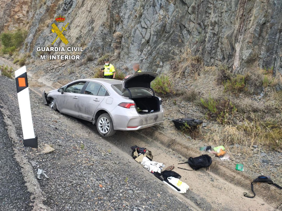 Así quedó el vehículo siniestrado Así quedó el vehículo siniestrado