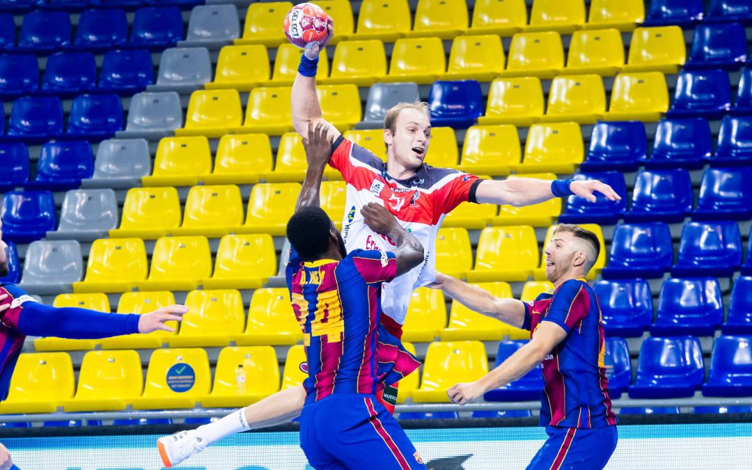 Viveros Herol Balonmano Nava poco pudo hacer en el Palau Blaugrana Viveros Herol Balonmano Nava poco pudo hacer en el Palau Blaugrana