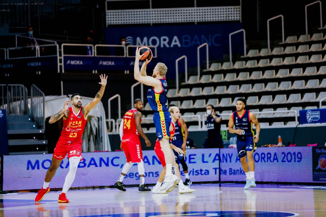 Momento del Andorra-UCAM Murcia CB Momento del Andorra-UCAM Murcia CB