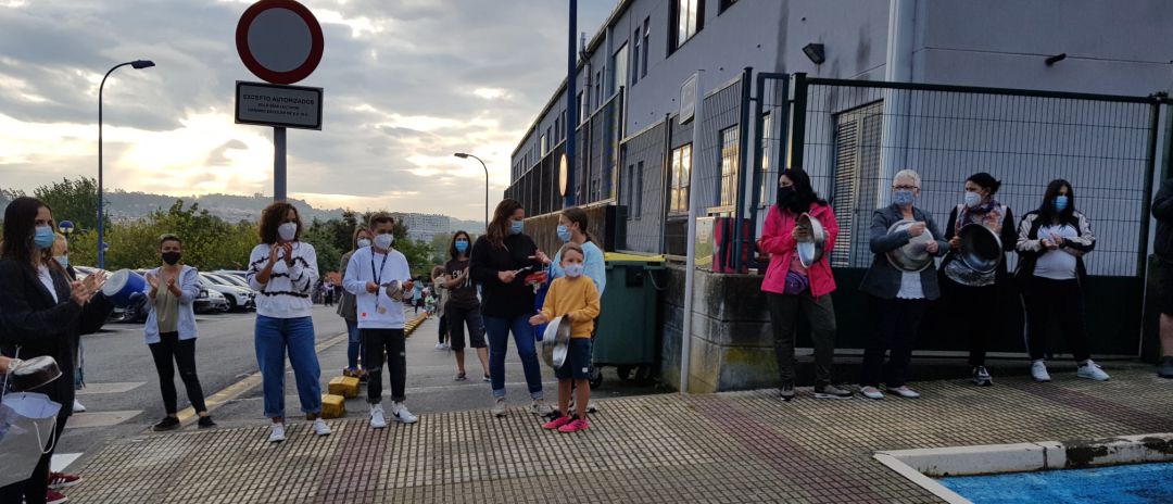 Cacelorada en el CEIP Ría do Burgo Cacelorada en el CEIP Ría do Burgo