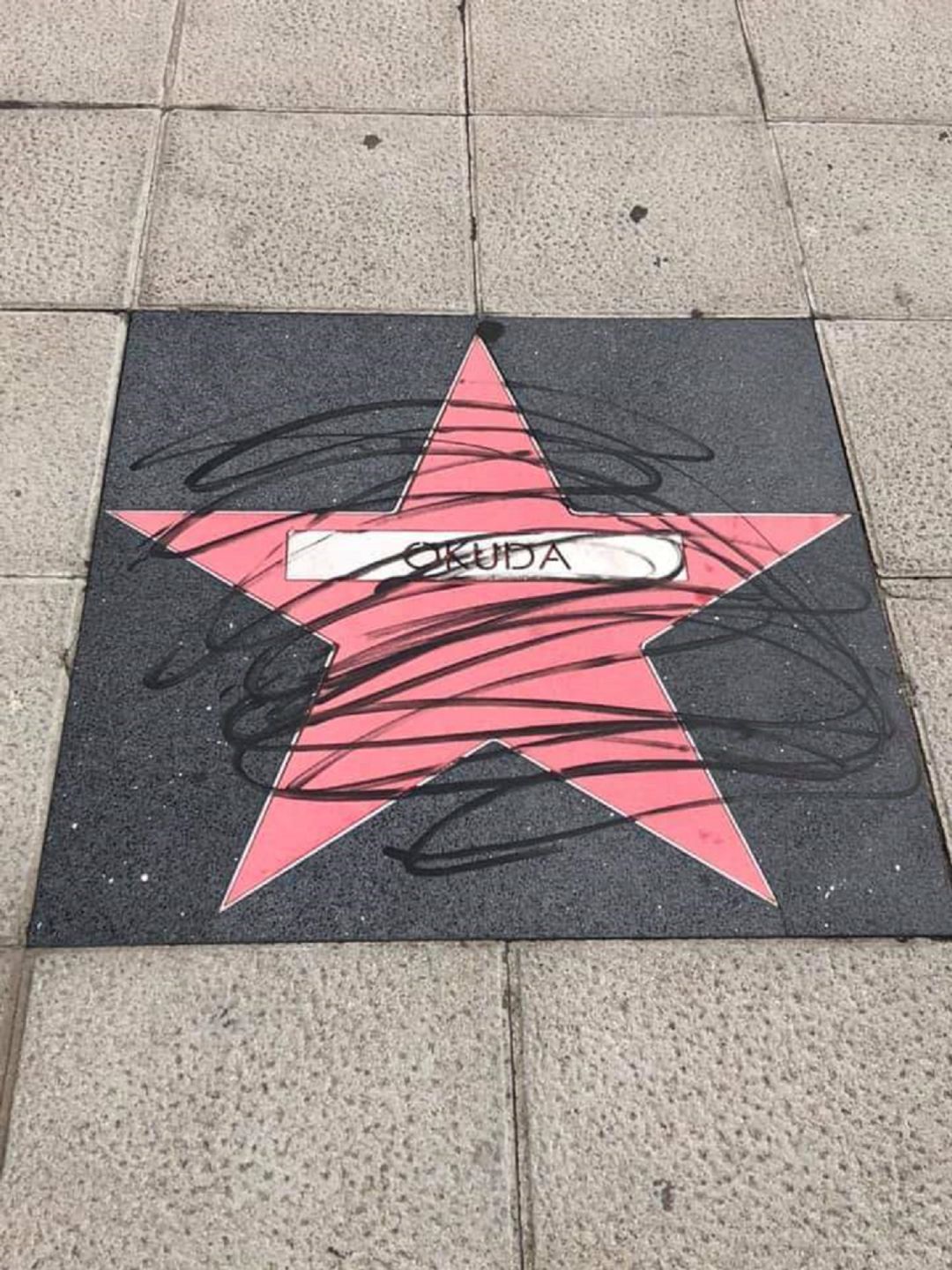 Pintadas en la estrella de Okuda Pintadas en la estrella de Okuda