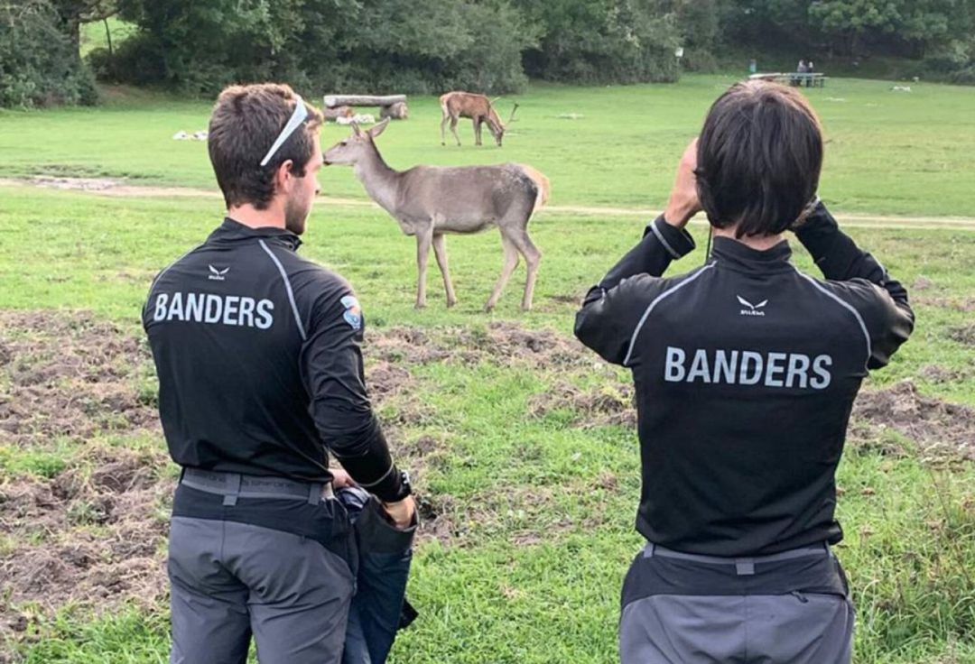 Els Banders van ser els carregats de controlar les preses caçades durant la setmana de l'isard Els Banders van ser els carregats de controlar les preses caçades durant la setmana de l'isard