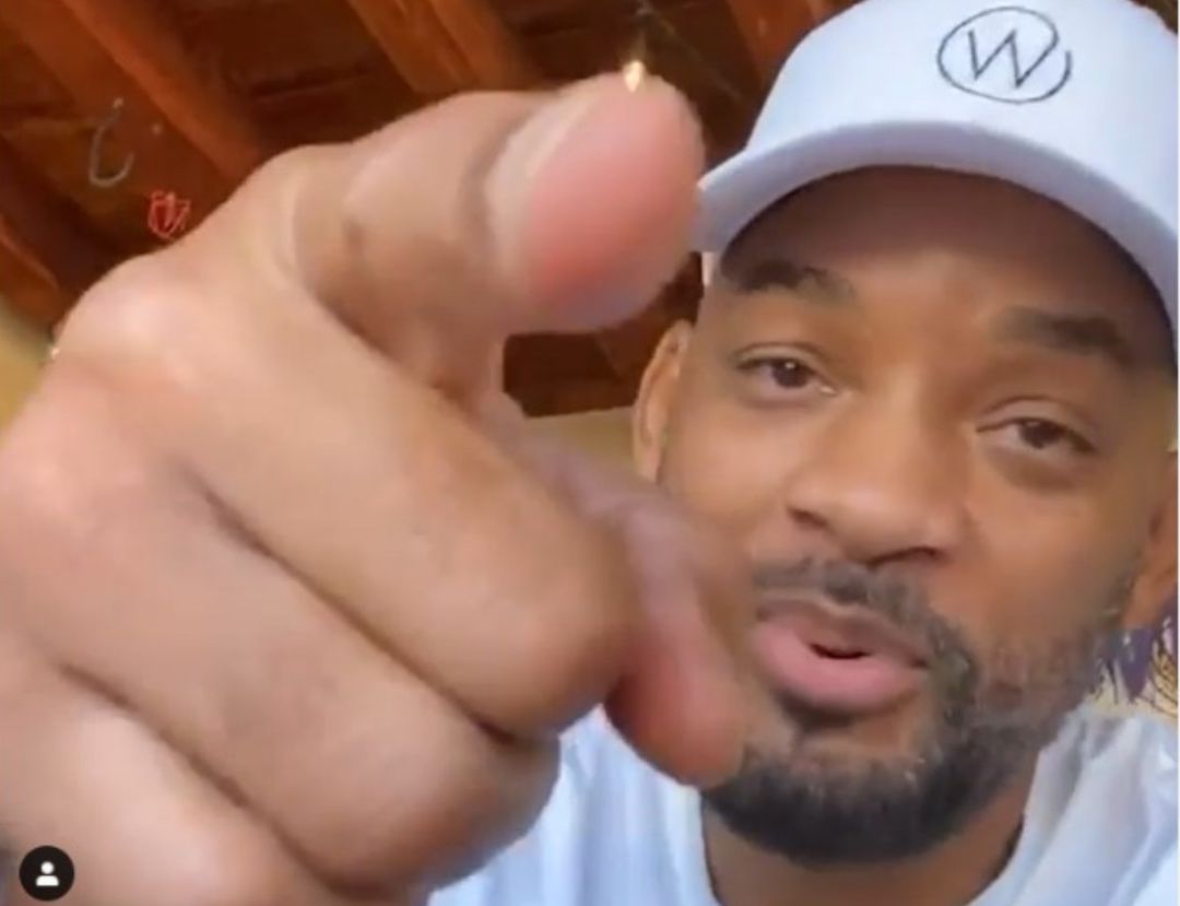 Will Smith, durante el vídeo en el que aplaude la actitud de Diego Méntrida Will Smith, durante el vídeo en el que aplaude la actitud de Diego Méntrida