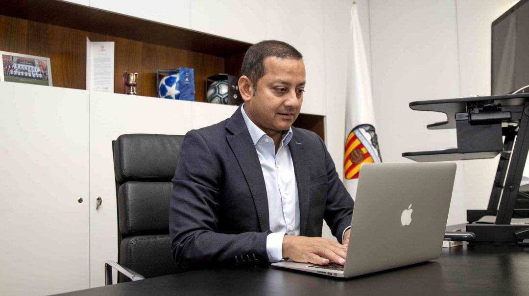 Anil Murthy, presidente del Valencia CF. Anil Murthy, presidente del Valencia CF.
