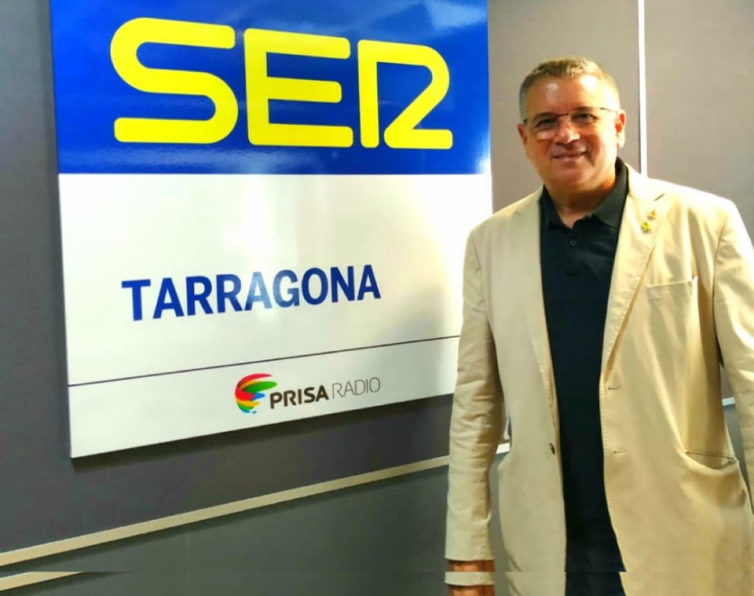 Pau Ricomà als estudis de SER Tarragona Pau Ricomà als estudis de SER Tarragona