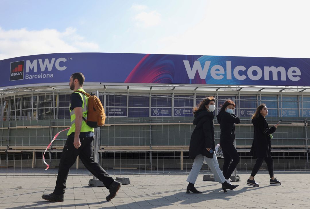 Los alrededores del recinto donde se iba a celebrar el Mobile World Congress (MWC) este año, tras su cancelación Los alrededores del recinto donde se iba a celebrar el Mobile World Congress (MWC) este año, tras su cancelación