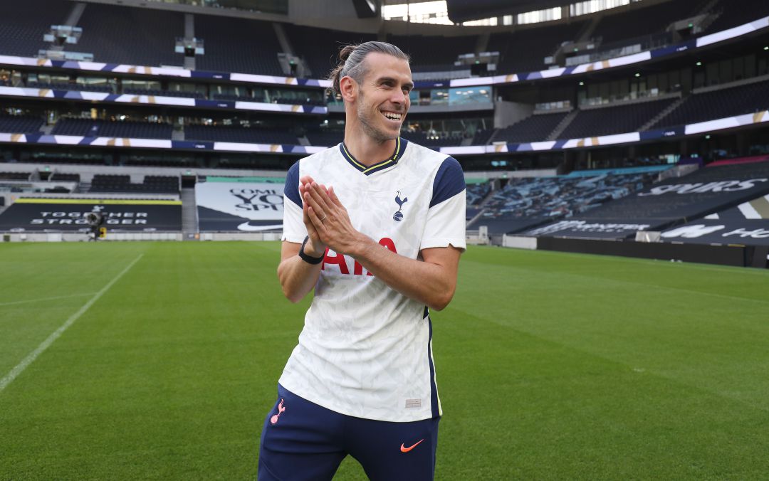 Bale, en su presentación con el Tottenham Bale, en su presentación con el Tottenham