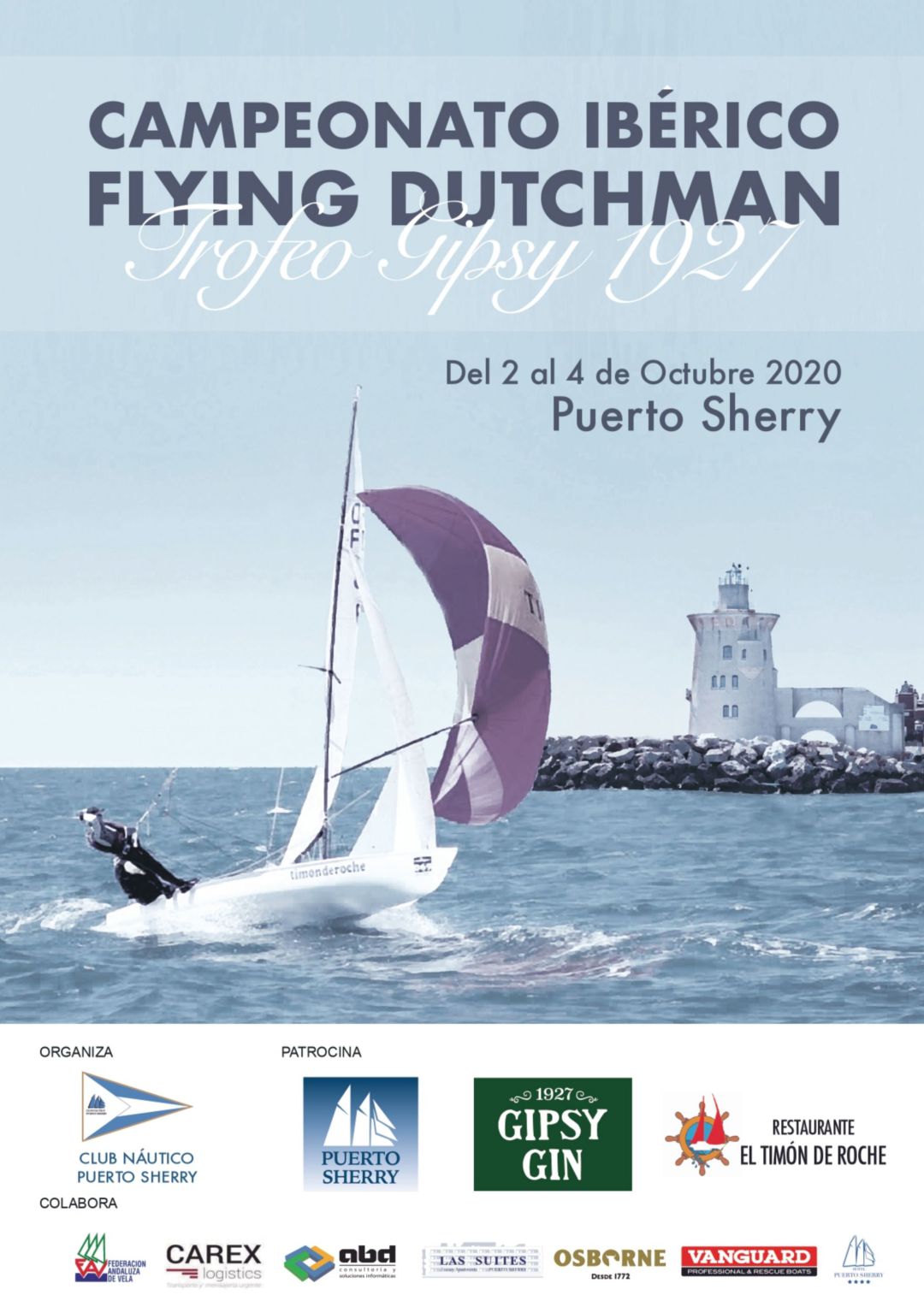 Cartel de la prueba que se disputará en Puerto Sherry Cartel de la prueba que se disputará en Puerto Sherry