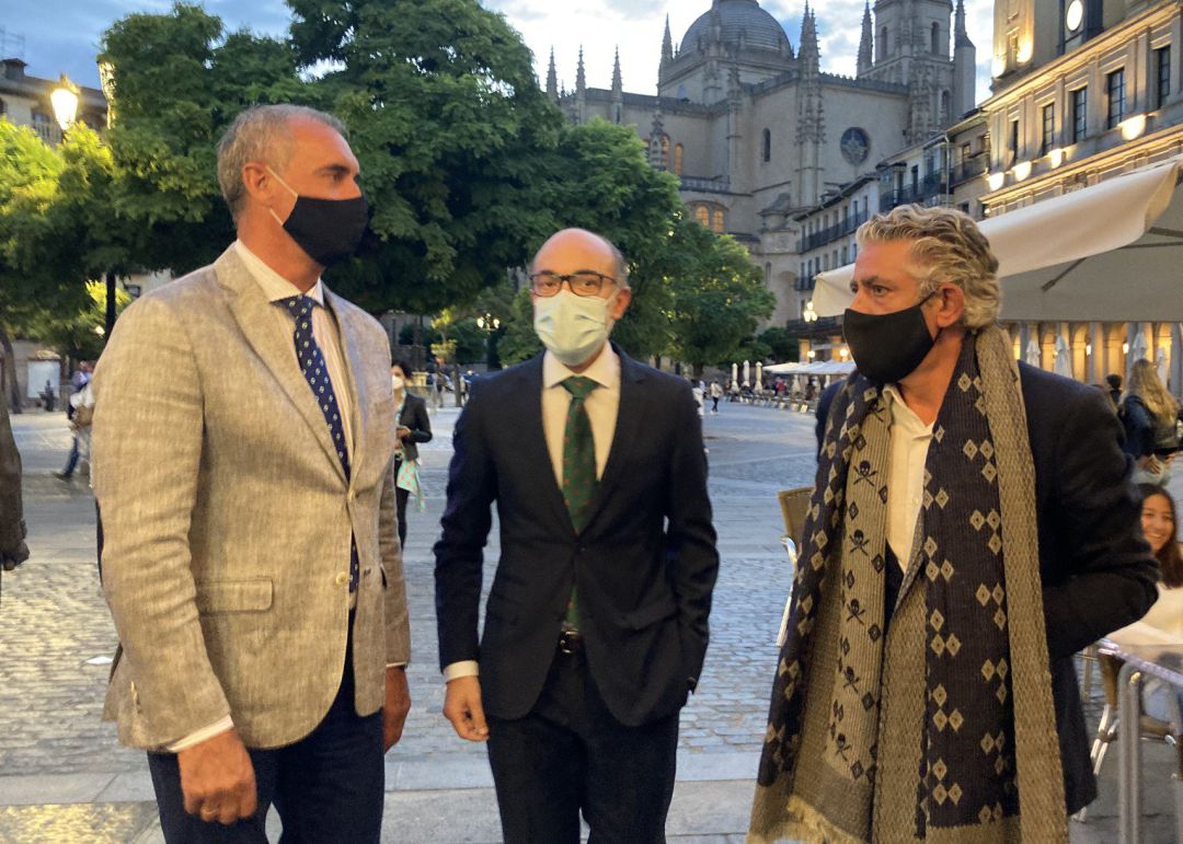 El consejero de Cultura y Turismo, Javier Ortega, durante una visita a Segovia El consejero de Cultura y Turismo, Javier Ortega, durante una visita a Segovia