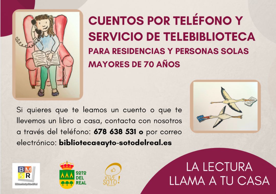 La Biblioteca municipal de Soto del Real lanza dos nuevas iniciativas para fomentar la lectura mientras dure el confinamiento La Biblioteca municipal de Soto del Real lanza dos nuevas iniciativas para fomentar la lectura mientras dure el confinamiento