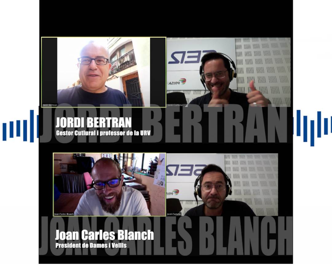 Imatges de les dues video entrevistes del Soroll Santa Tecla 2020 Imatges de les dues video entrevistes del Soroll Santa Tecla 2020