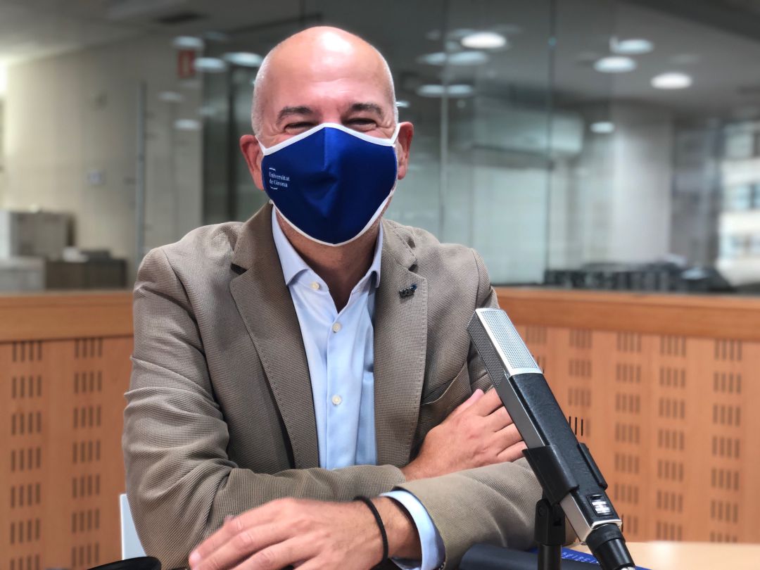El rector de la UdG a l'estudi 1 El rector de la UdG a l'estudi 1