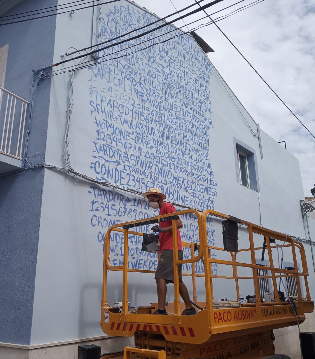 BIMAU, arte urbano y de denuncia frente al cambio climático en Benigembla BIMAU, arte urbano y de denuncia frente al cambio climático en Benigembla