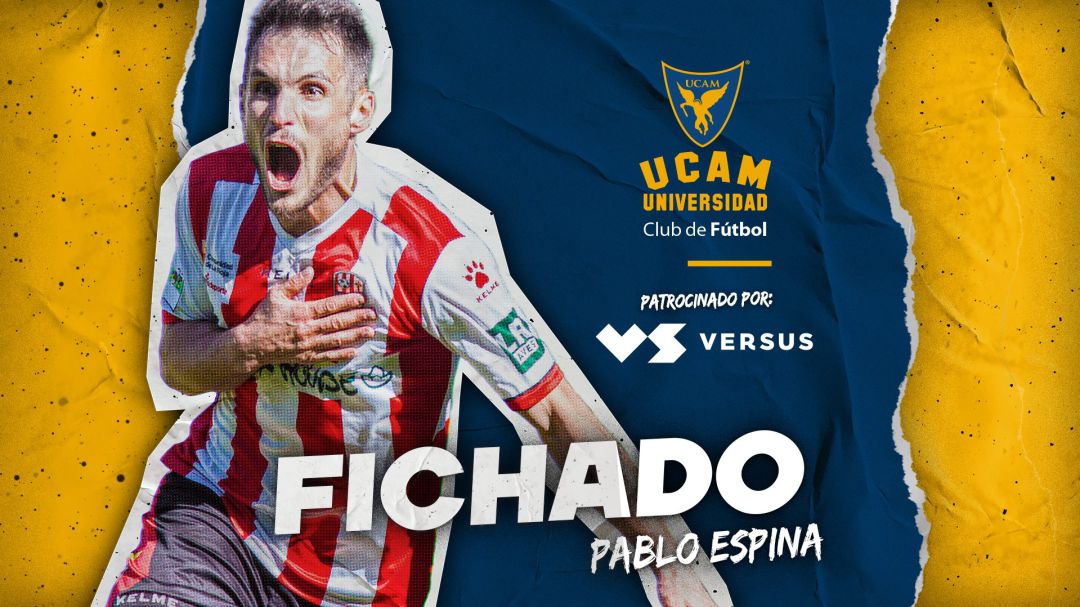 Pablo Espina es la nueva referencia del UCAM Pablo Espina es la nueva referencia del UCAM