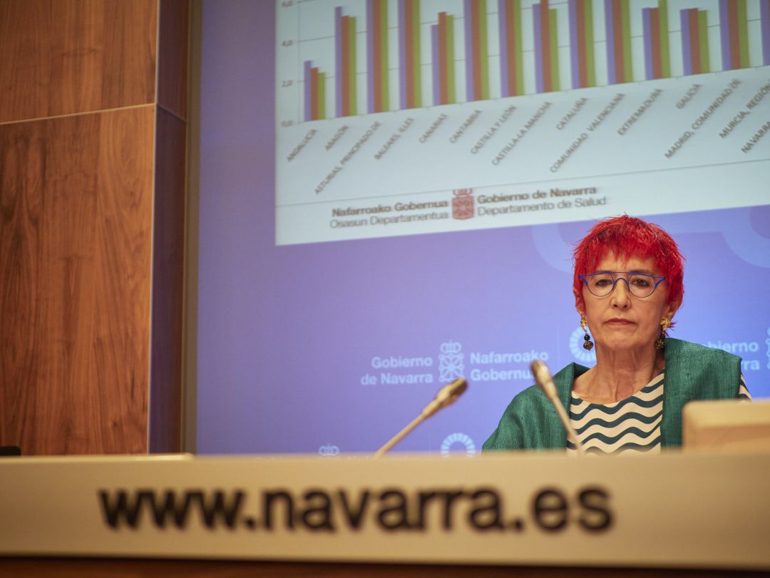 La consejera de Salud de Navarra, Santos Indurain La consejera de Salud de Navarra, Santos Indurain