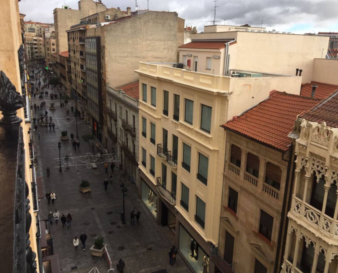 Imagen del centro de la capital salmantina. Imagen del centro de la capital salmantina.